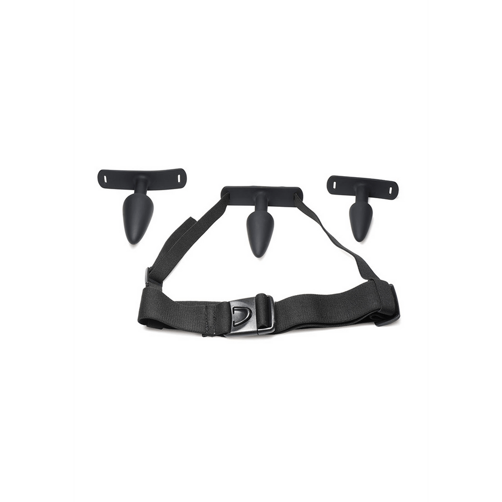 Bum-Tastic - 3-delige Anaalplug Trainer Set - Met Harnas - foto 4
