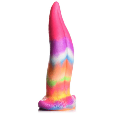 Unicorn Tongue - grote dildo - Rainbow