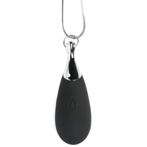 vibrerende ketting Teardrop Necklace - Black