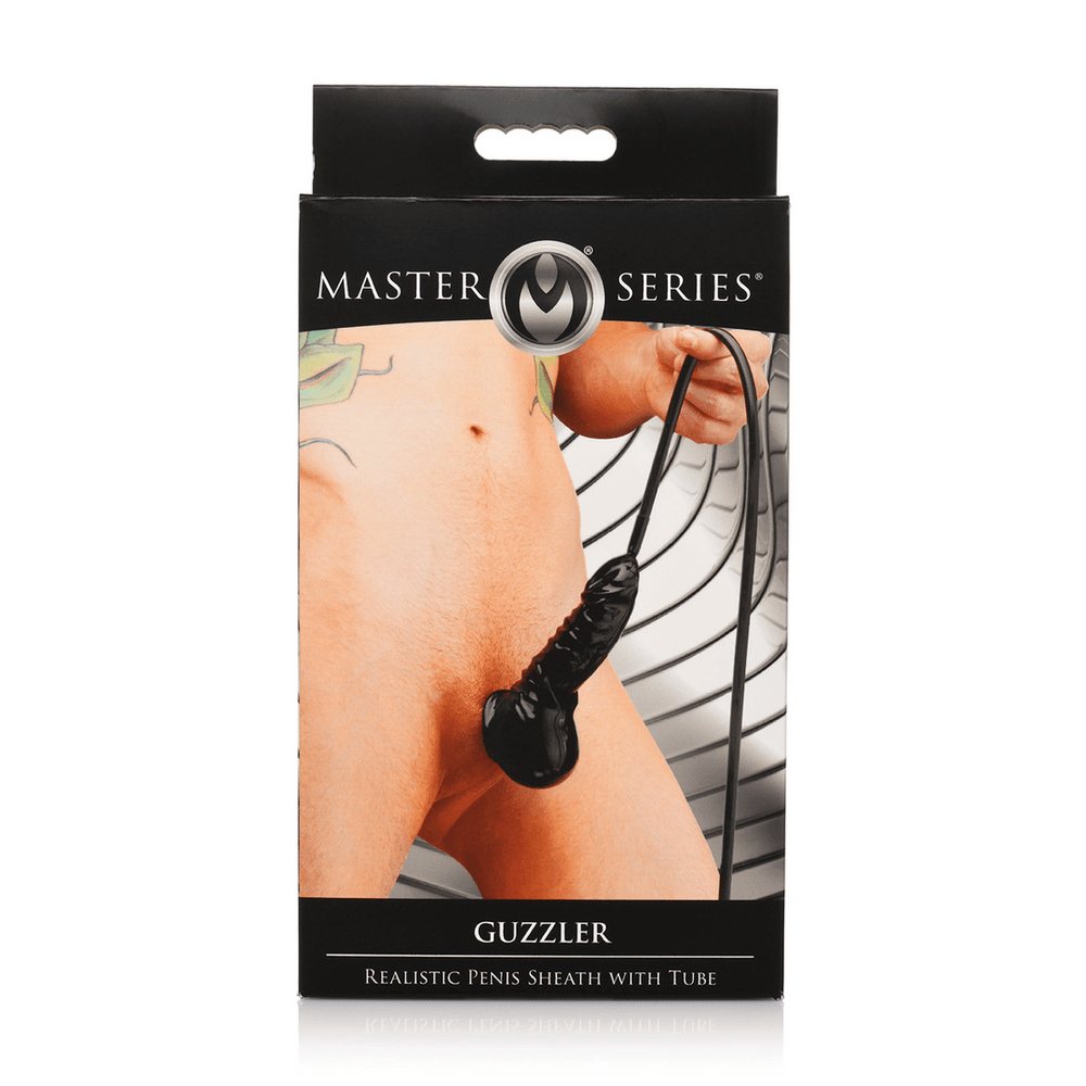 Guzzler - Realistic Penis Sheath with Tube - foto 6
