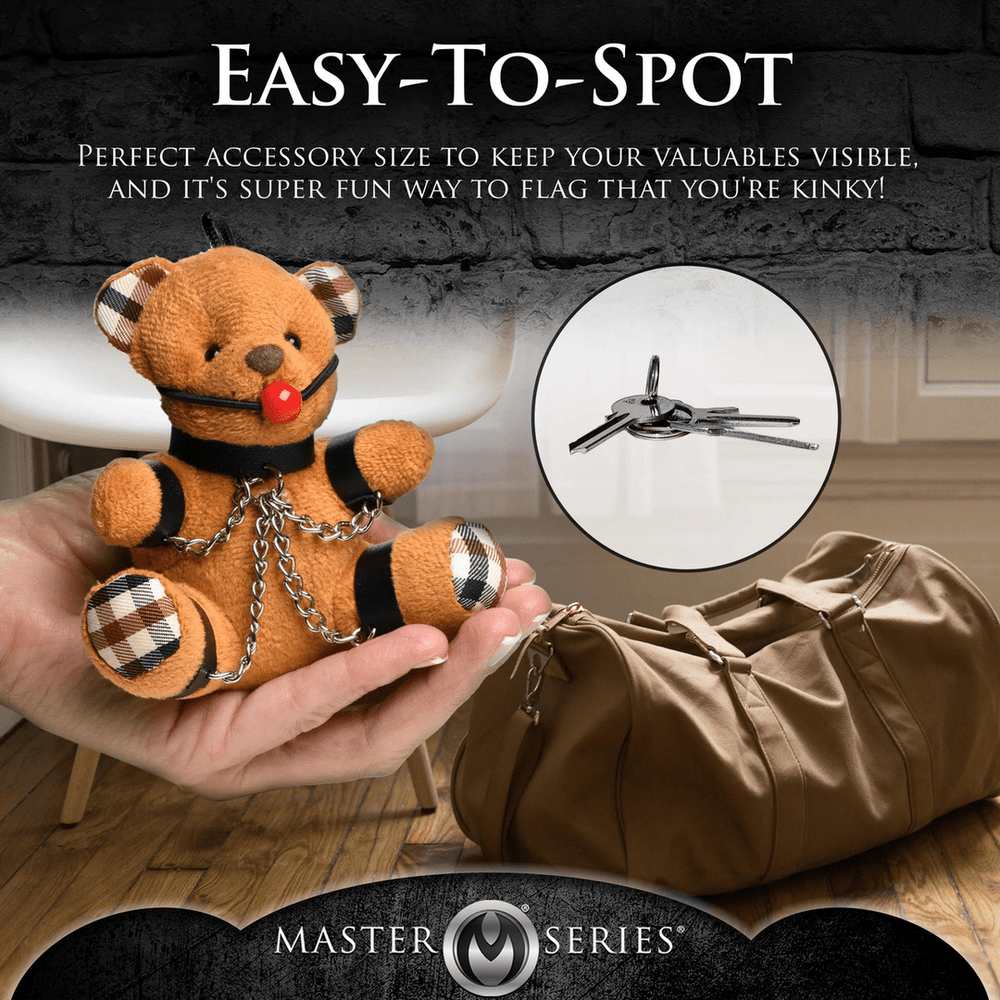 Gagged BDSM Teddybeer - Sleutelhanger - foto 2