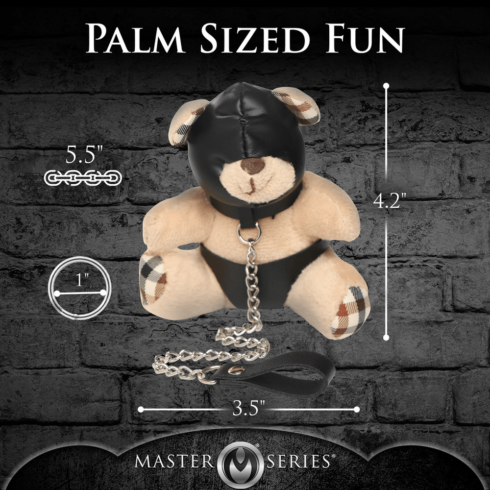 Gemaskerde BDSM Teddybeer - Sleutelhanger - foto 5