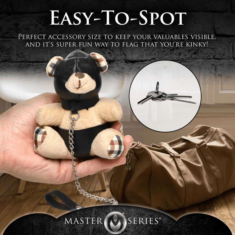 Gemaskerde BDSM Teddybeer - Sleutelhanger - foto 2
