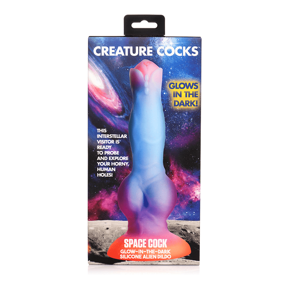 Space Cock - Alien Dildo - Glow in the Dark - foto 8