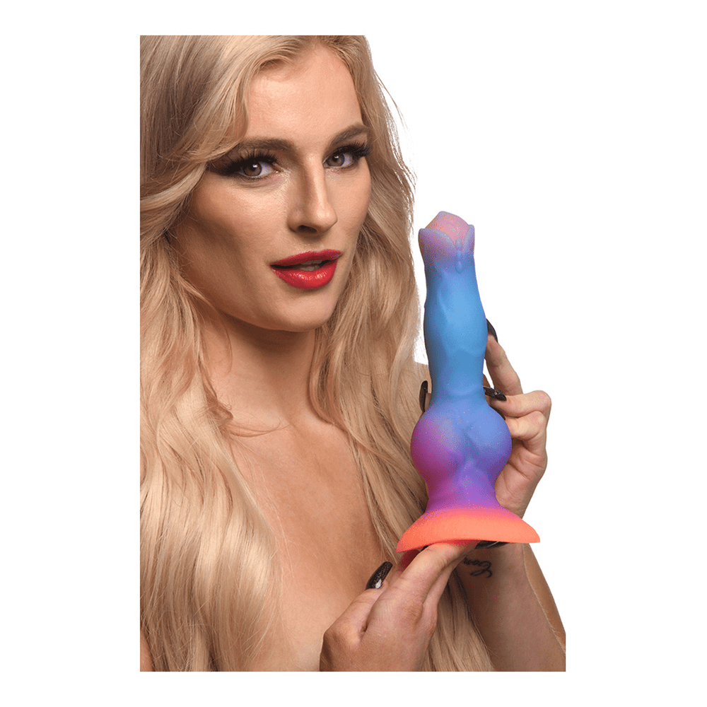 Space Cock - Alien Dildo - Glow in the Dark - foto 7