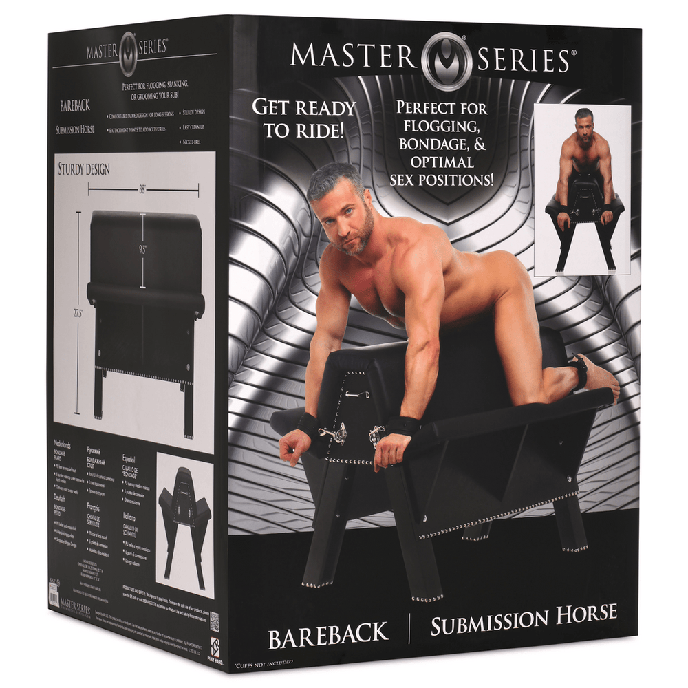 Bareback - Submission Horse - Seksmeubel - Zwart - foto 5