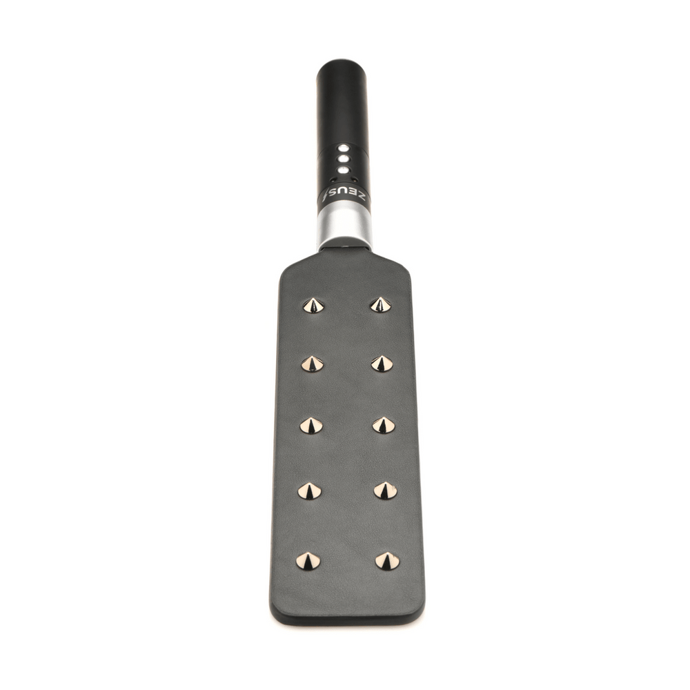E-Stim Paddle met Spikes - Zwart - foto 6