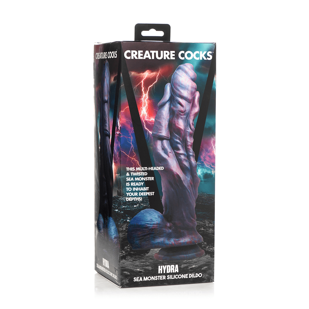 Hydra Sea Monster - Fantasy Dildo - Paars - foto 8