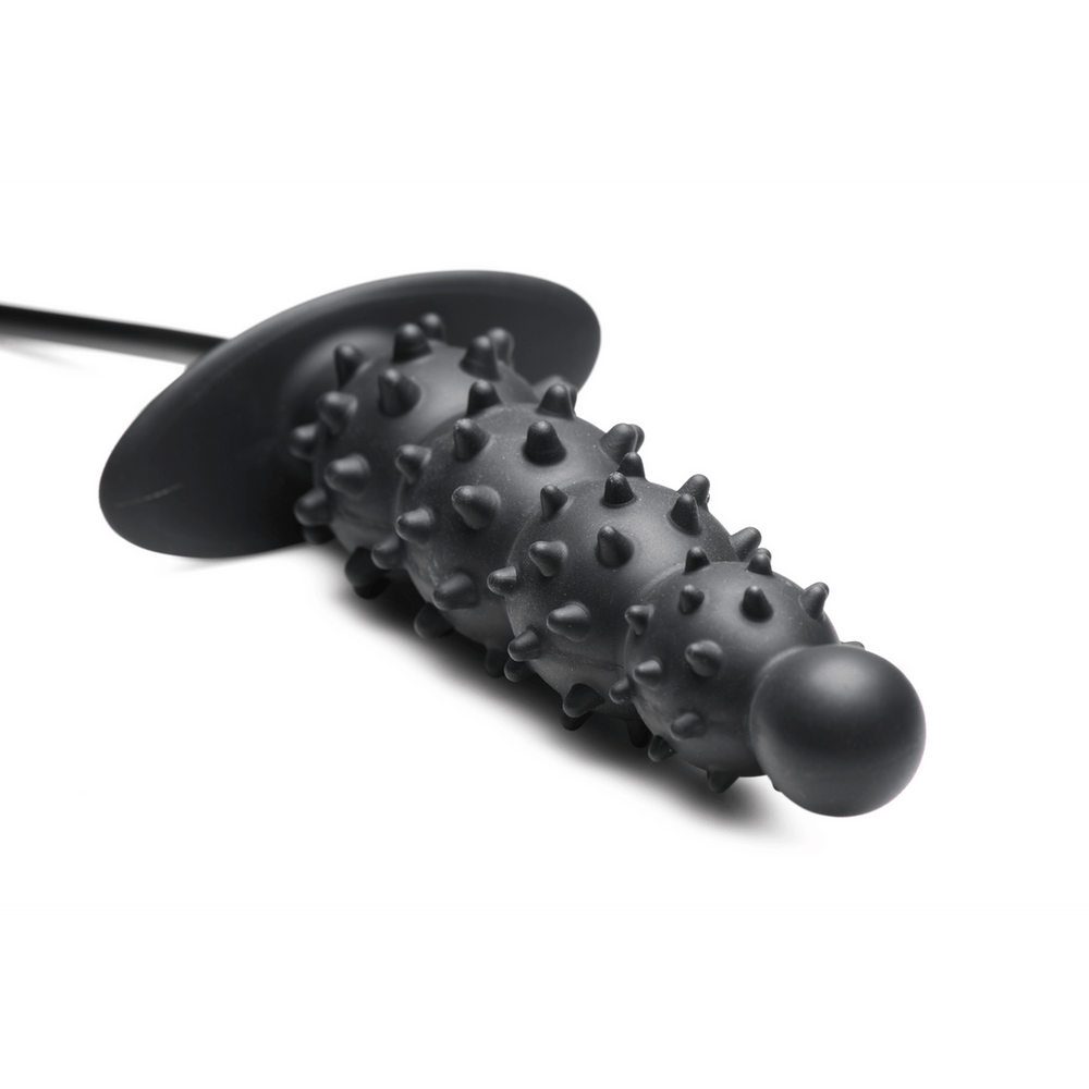 Ass Puffer - Opblaasbare Siliconen Anaalplug - Zwart - foto 7