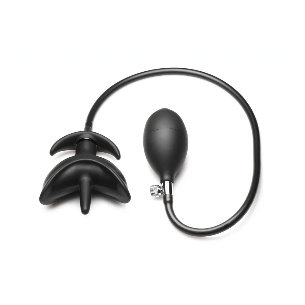 Bad Boy Anchor - Opblaasbare Siliconen Anaal Plug - Zwart - foto 5