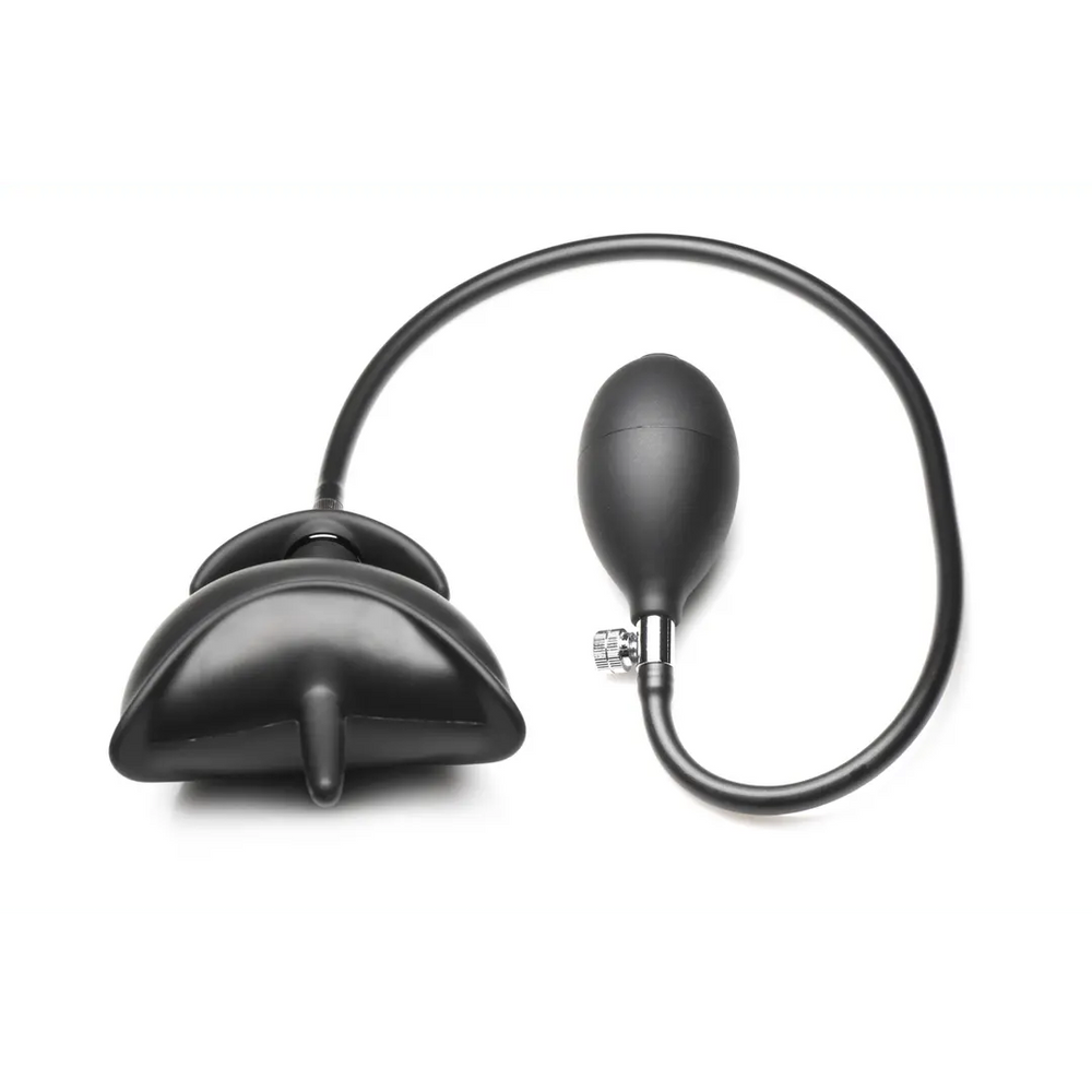 Bad Boy Anchor - Opblaasbare Siliconen Anaal Plug - Zwart - foto 6