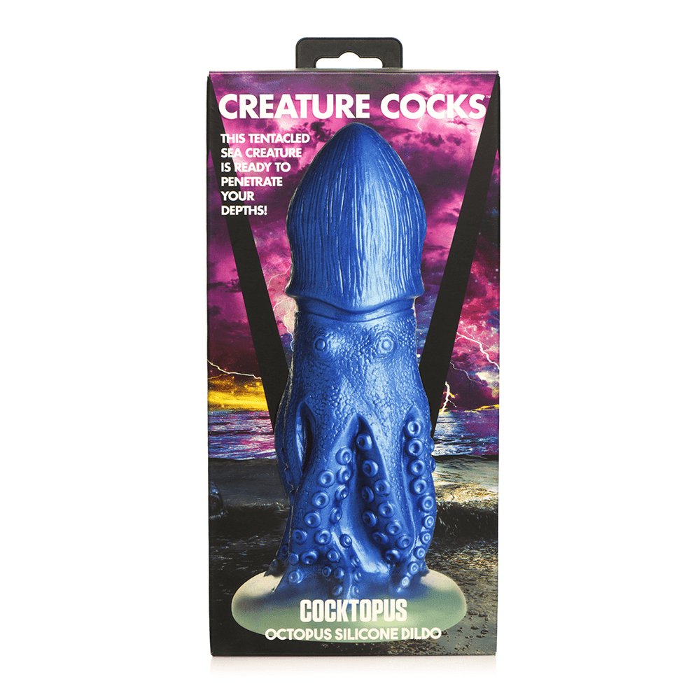 Cocktopus Octopus - Dildo - Blauw - foto 7