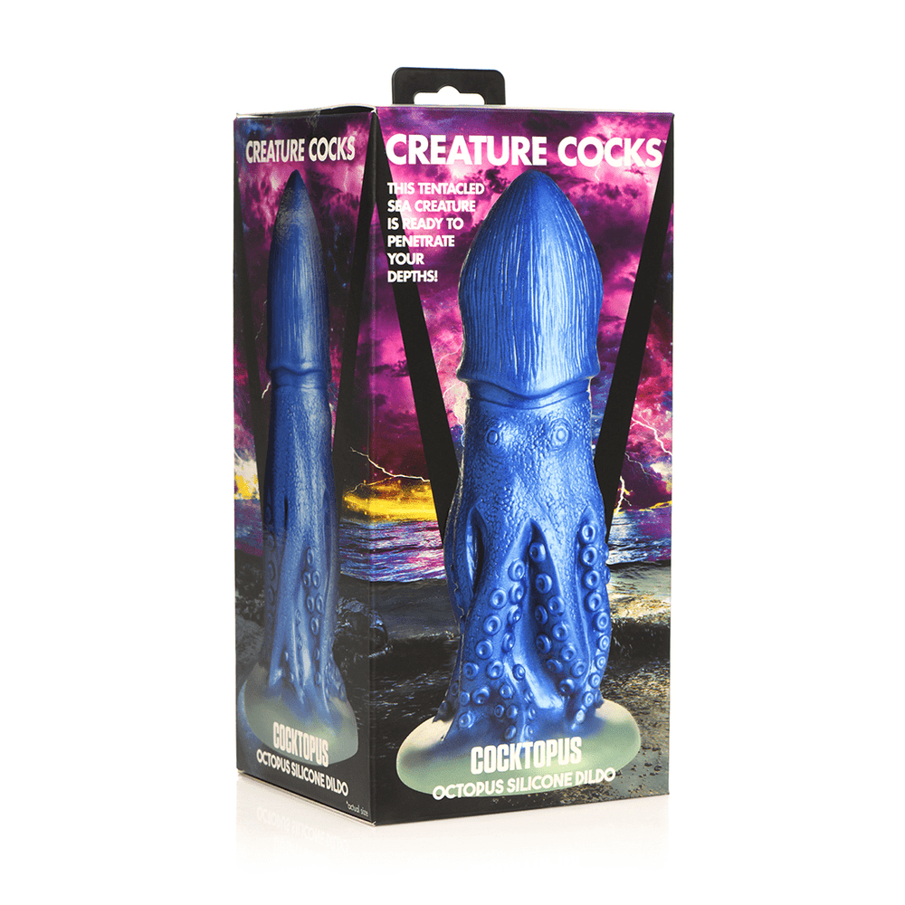 Cocktopus Octopus - Dildo - Blauw - foto 9