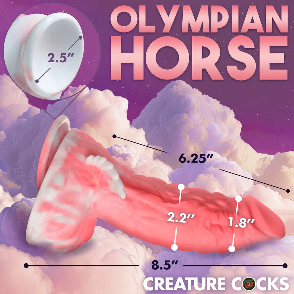 Pegasus - Gevleugelde Dildo - Wit/Roze - foto 5