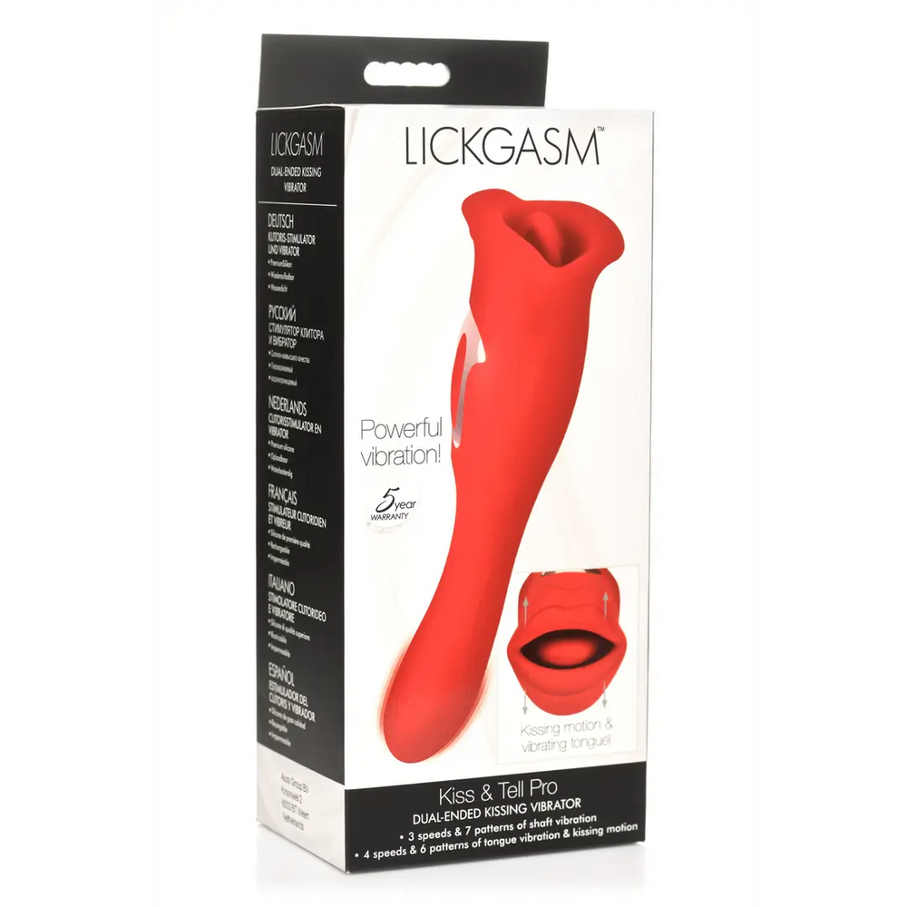 XR Brands - Kus Vibrator met dubbele uiteinden - foto 8