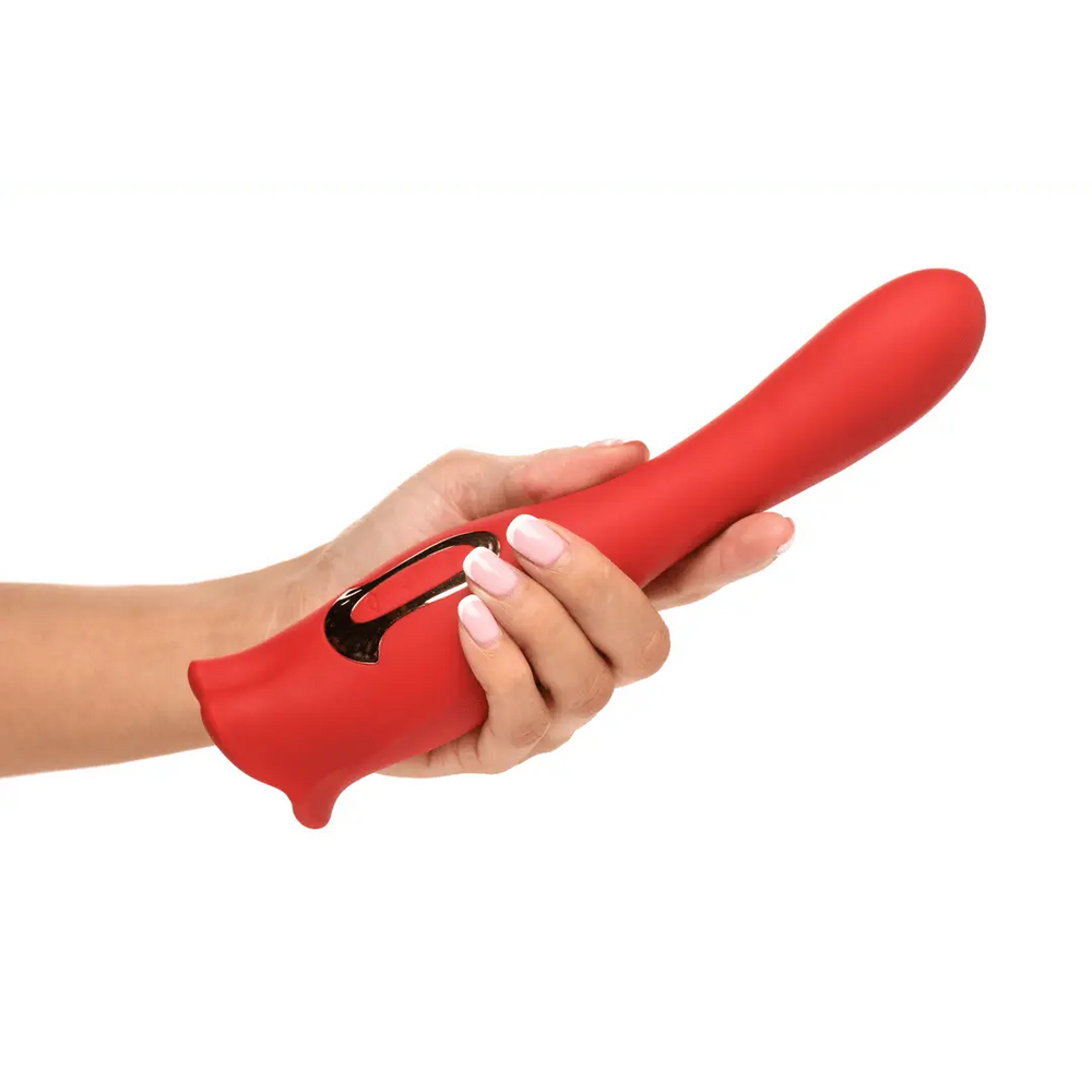XR Brands - Kus Vibrator met dubbele uiteinden - foto 6