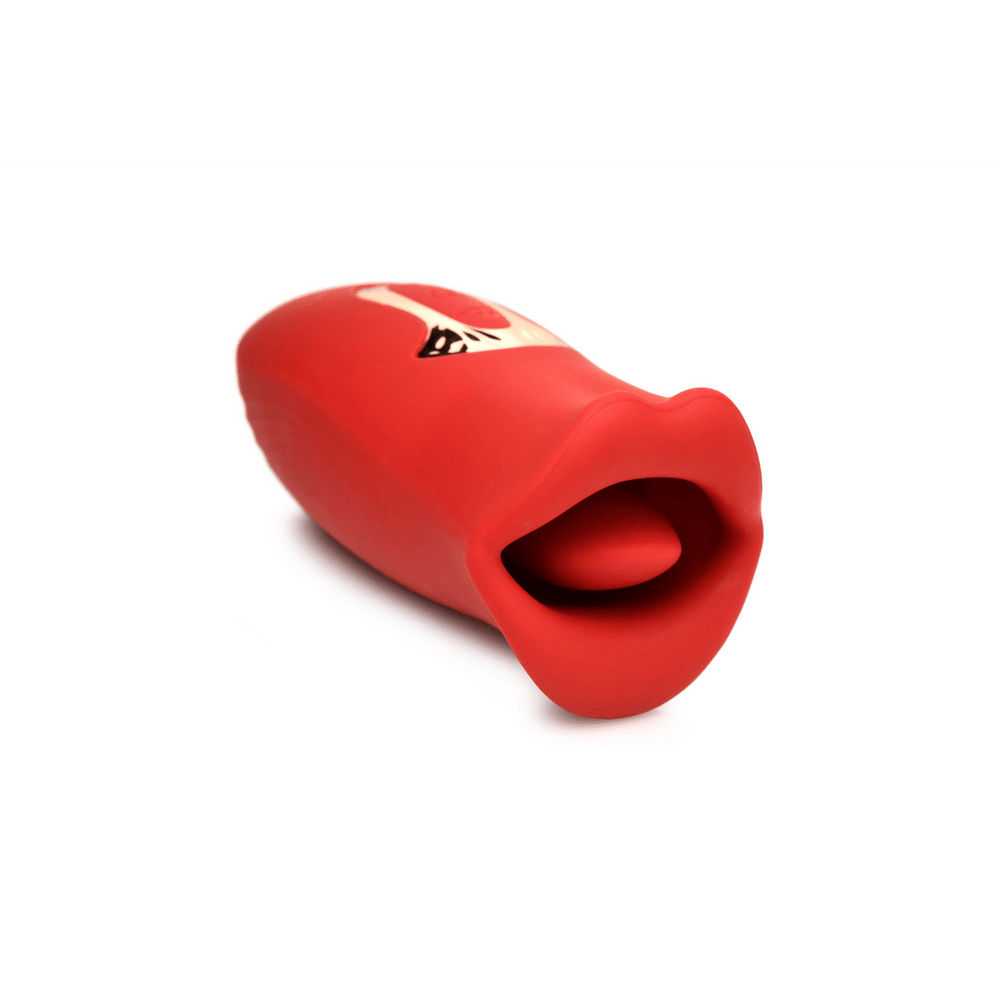Kiss and Tell - Silicone Kissing and Vibrating Clitorisstimulator - Red