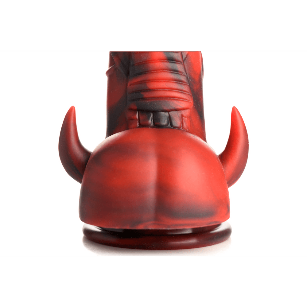 Horny Devil - Demon Dildo - Rood - foto 5