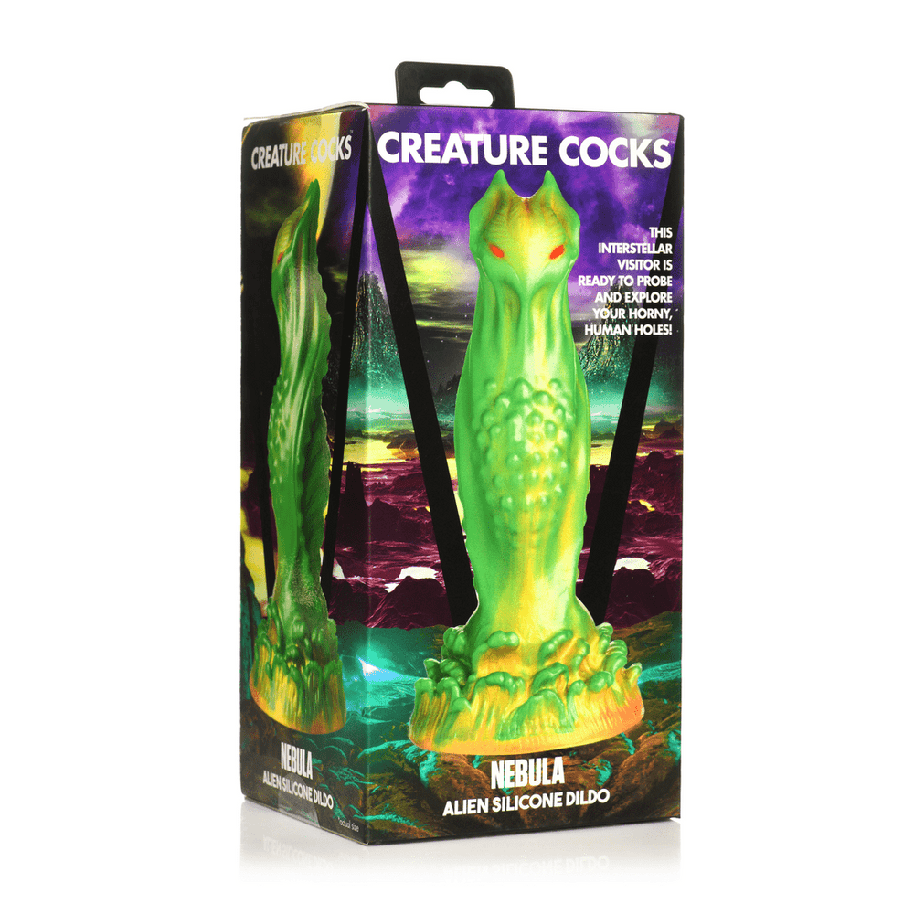 Nebula - Alien Dildo - Groen - foto 9