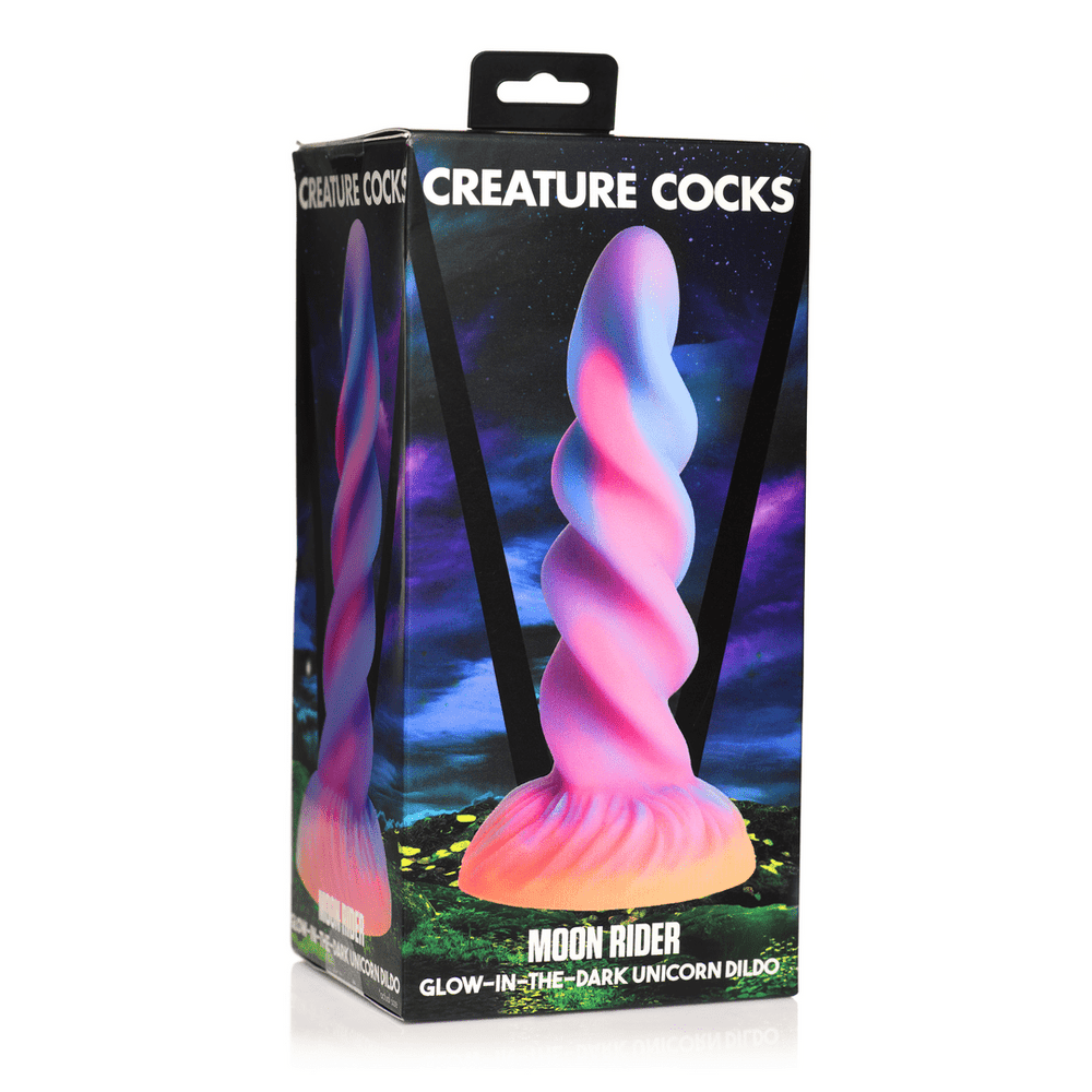 Moon Rider - Unicorn Dildo - Glow in the Dark - foto 9