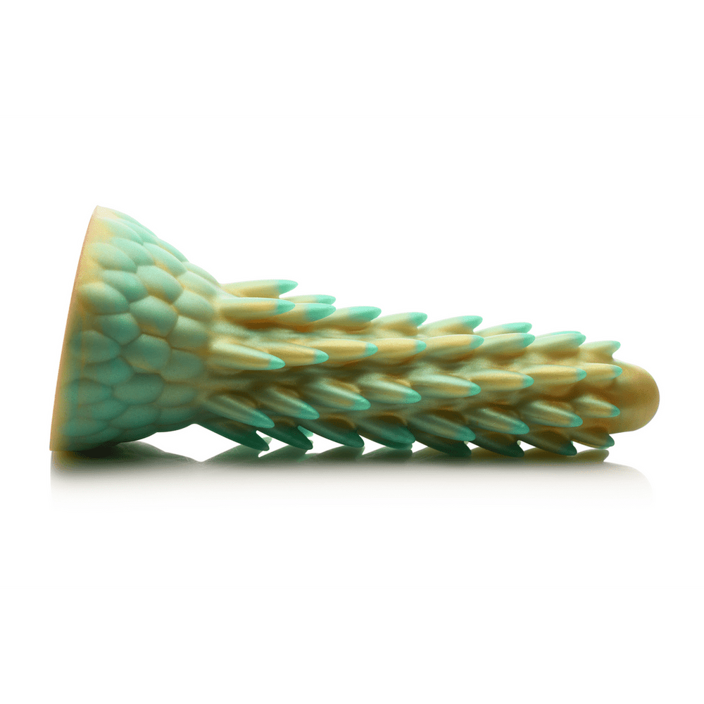 Stegosaurus - Spiky Reptielen Dildo - Groen - foto 3