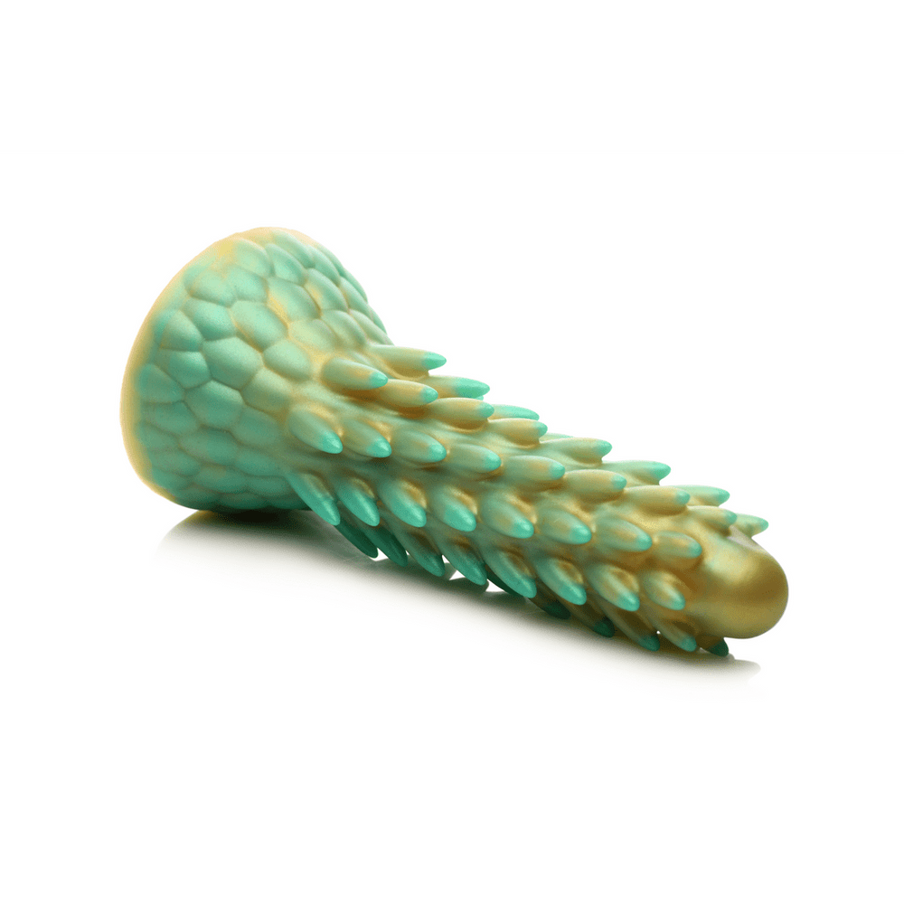 Stegosaurus - Spiky Reptielen Dildo - Groen - foto 2