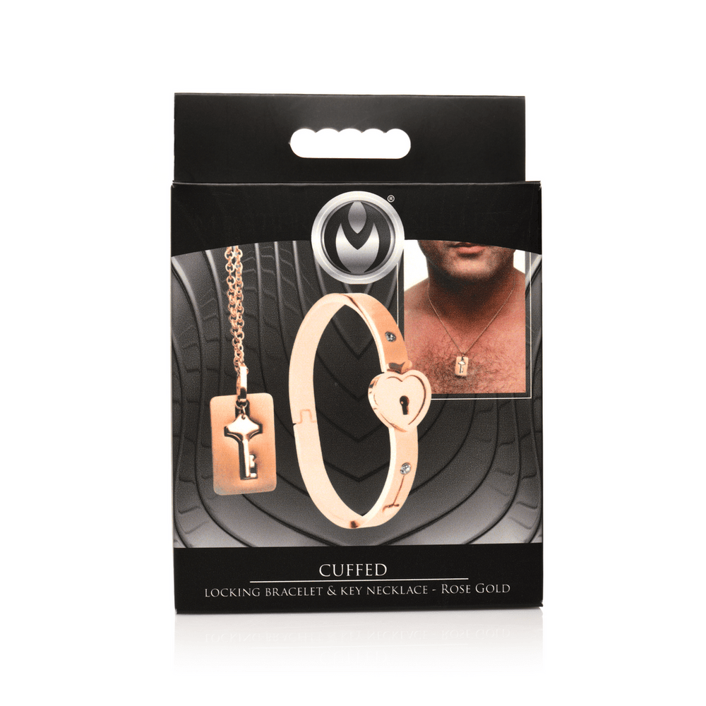 Geboeide Sluitarmband en Sleutelketting - Rosé goud - foto 8