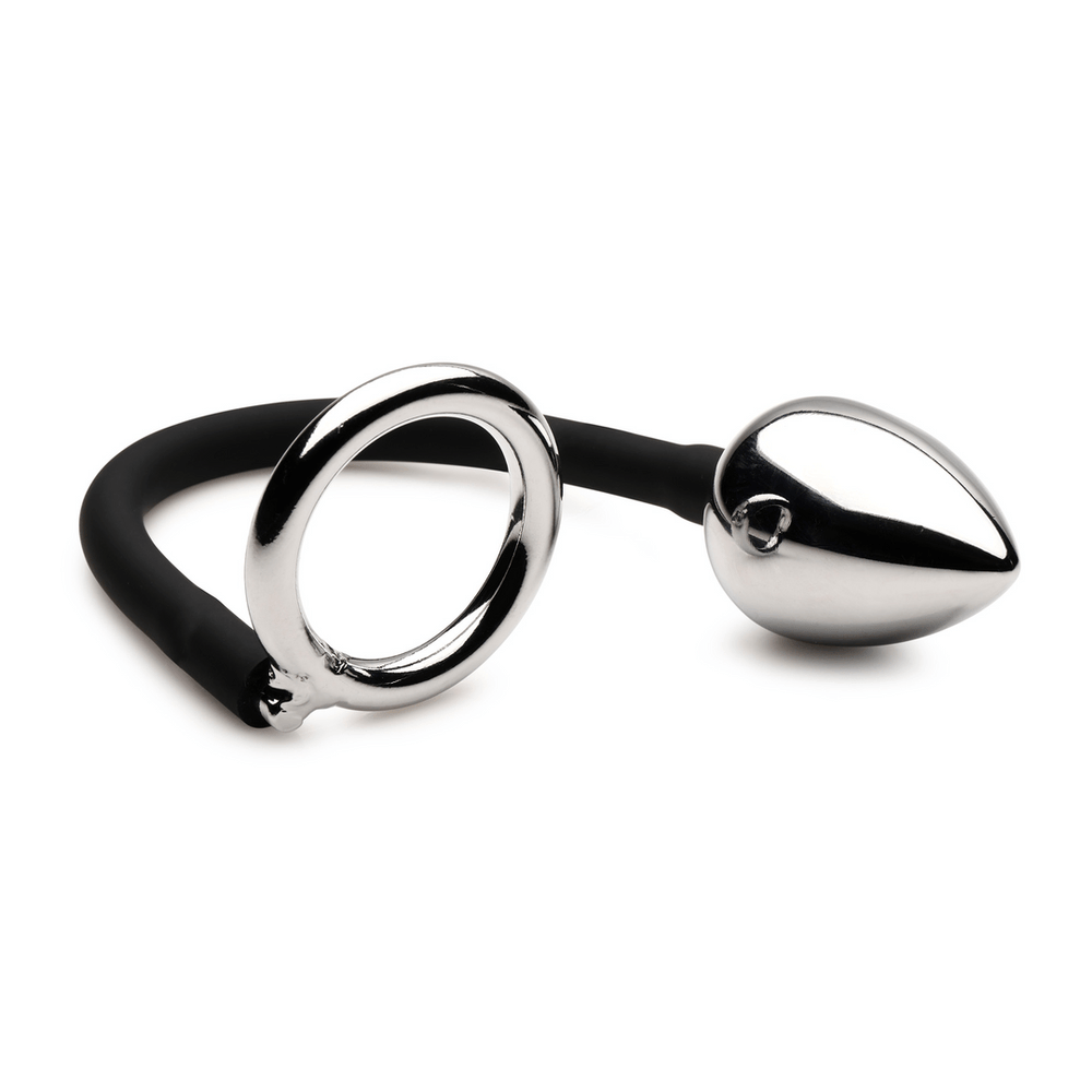 Tug and Plug - Asslock Cockring met Balring - foto 6