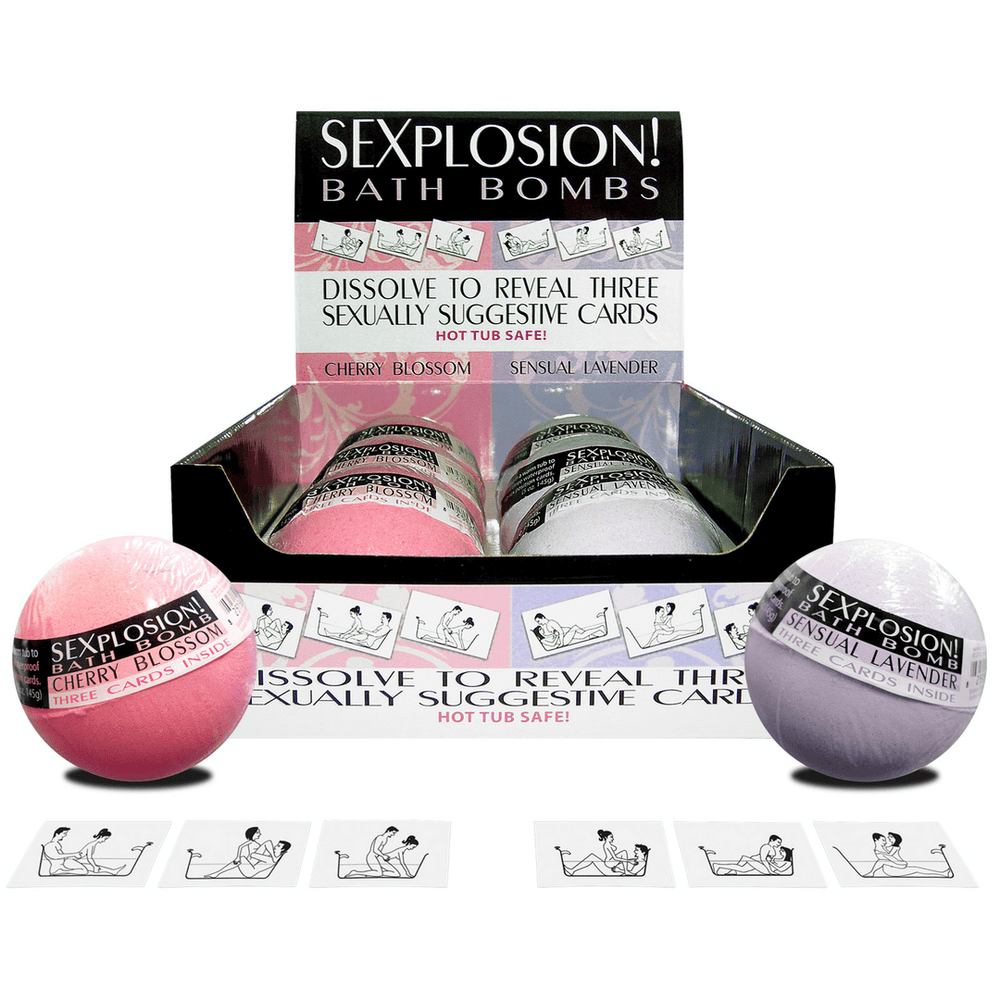 Sexplosion! Bath Bombs (6 bombs in 3 scents, no display) - foto 3