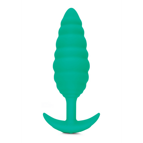 Twist Texture Plug - Vibrating Butt Plug