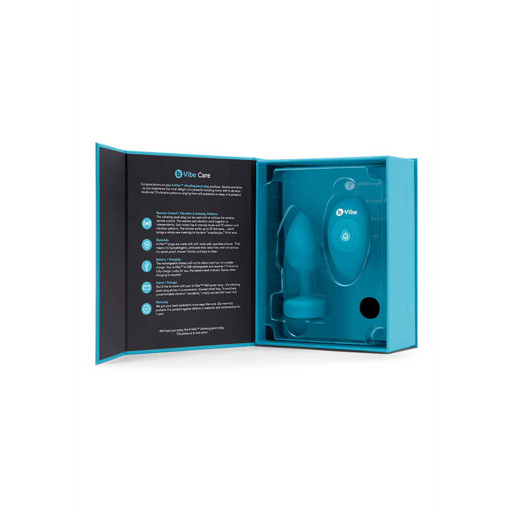 Aquamarine - Vibrerende Butt Plug - S/M - foto 5