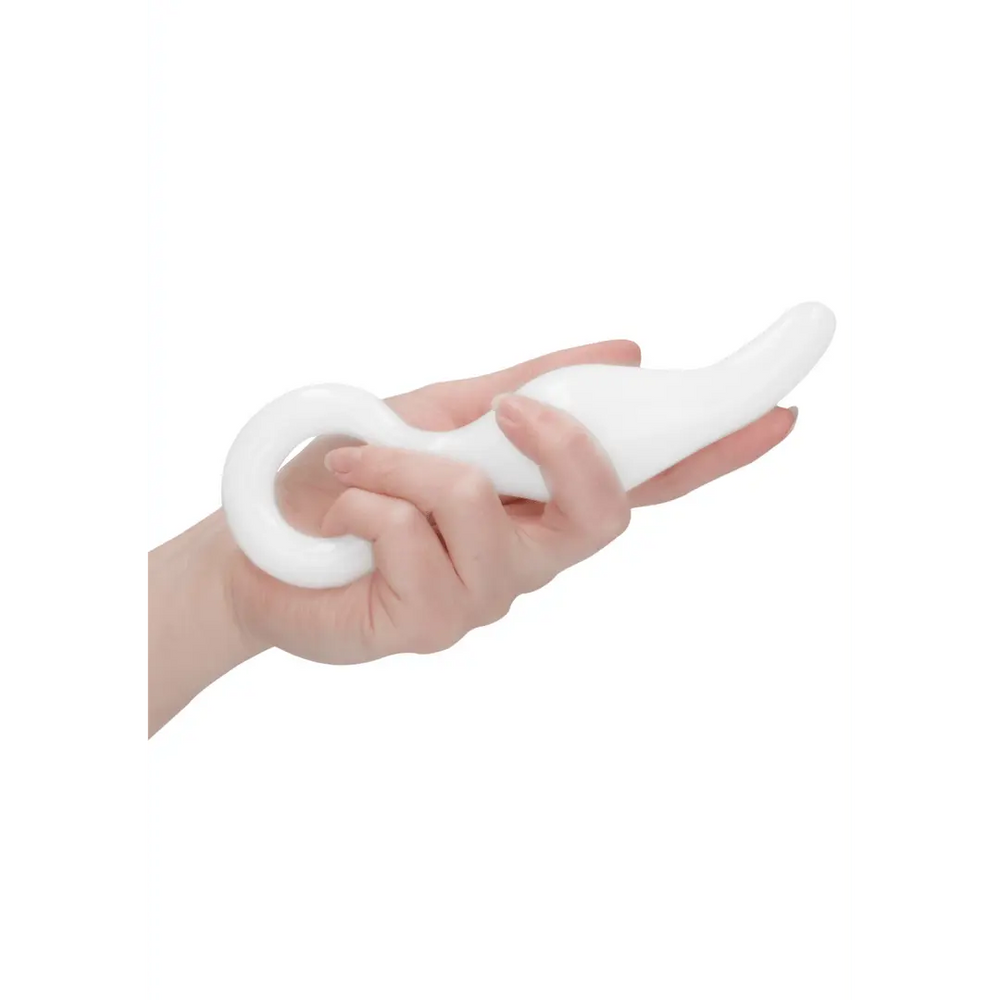 Gripper - Glas Buttplug met Ring - foto 2