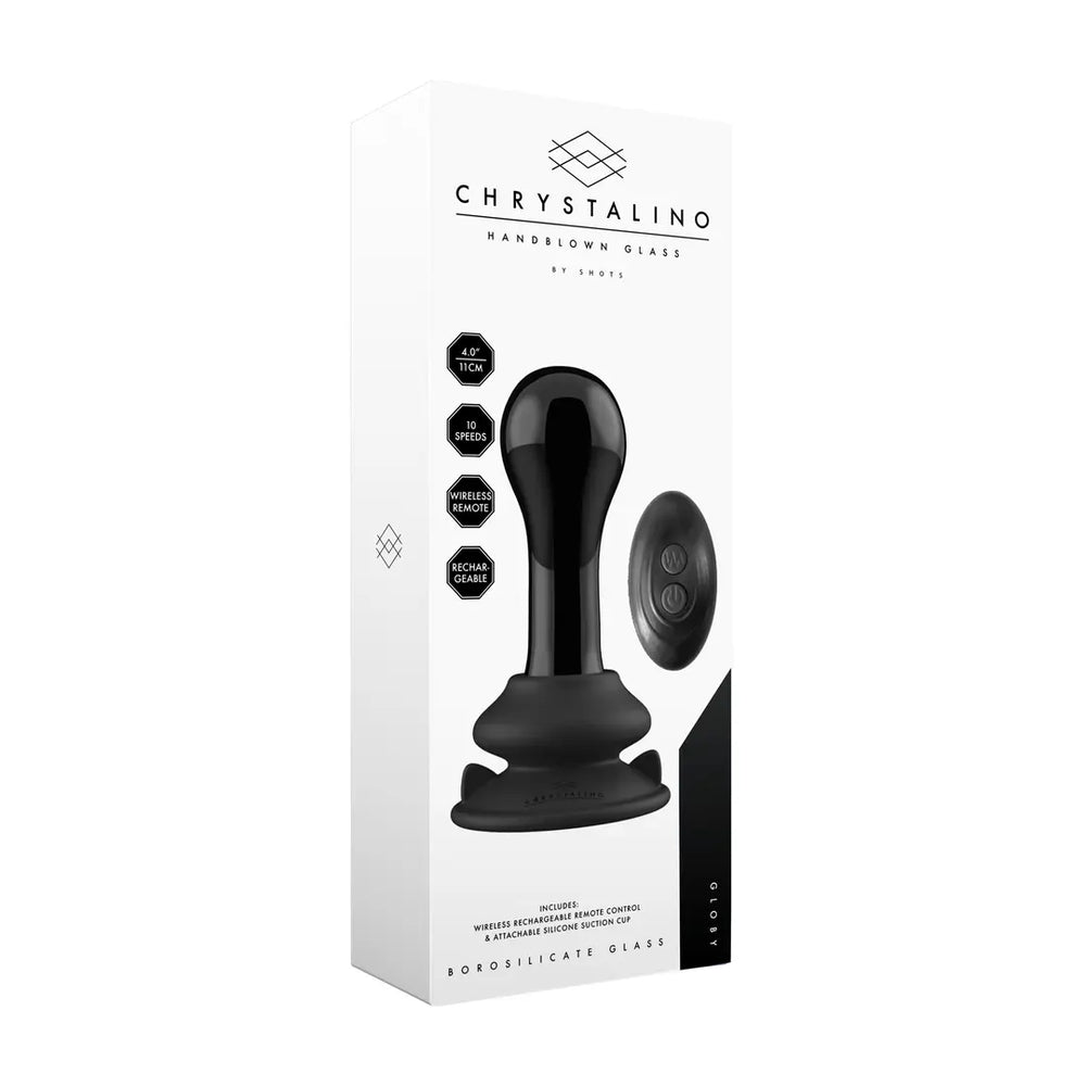 Globy - Glass Vibrator with Suction Cup - foto 3