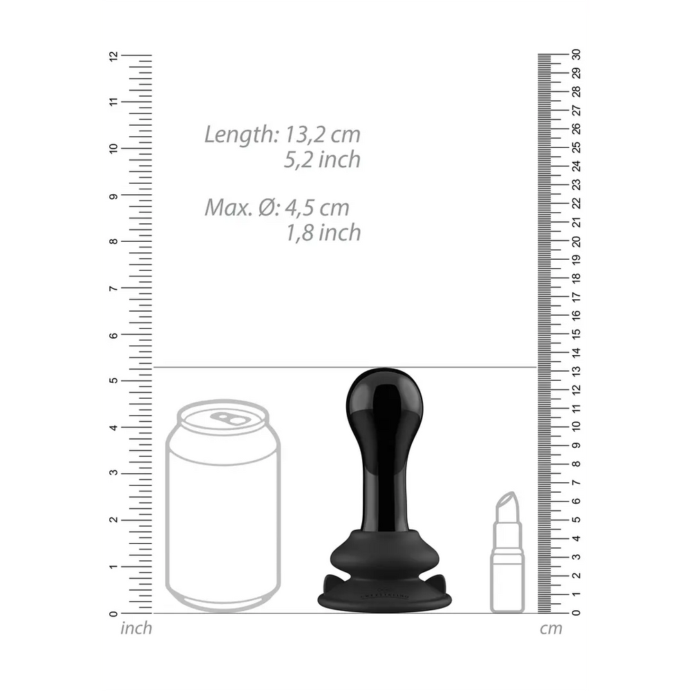 Globy - Glass Vibrator with Suction Cup - foto 9