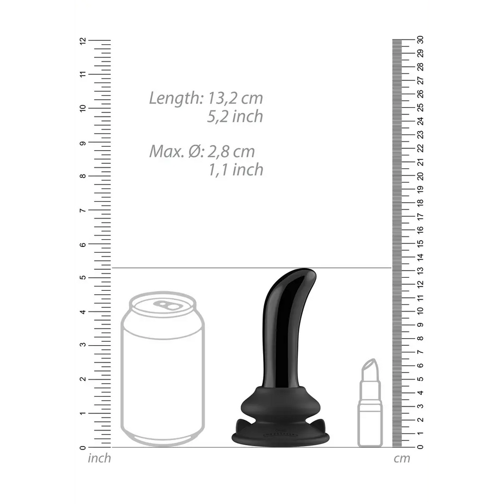 Prickly - Smooth Glass G-Spot Vibrator with Remote Control - foto 9