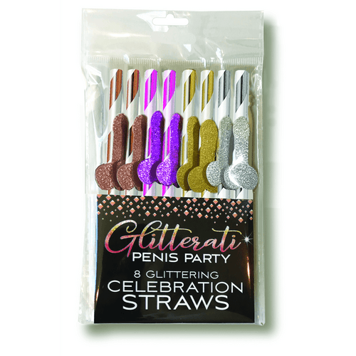 Glitterati Penis Party Cocktail Rietjes