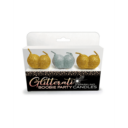 Glitterati boobie kaarsen Set