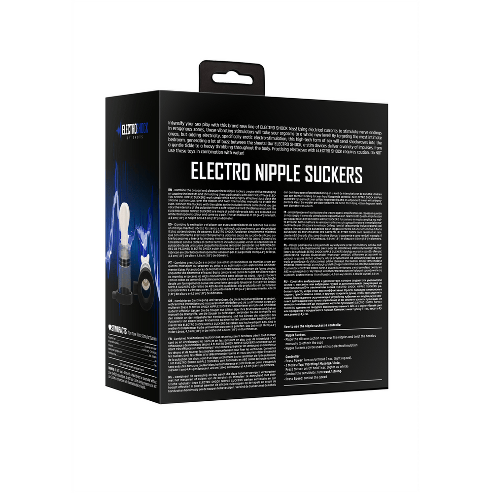 E-Stimulation Bi-Polar Nipple Suckers - foto 4
