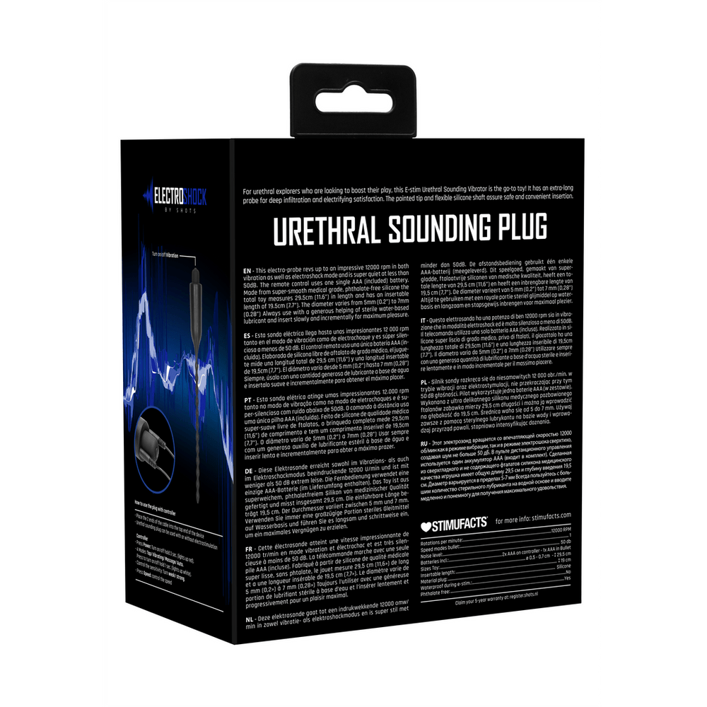 E-Stimulation Vibrating Urethral Sounding Plug - foto 4