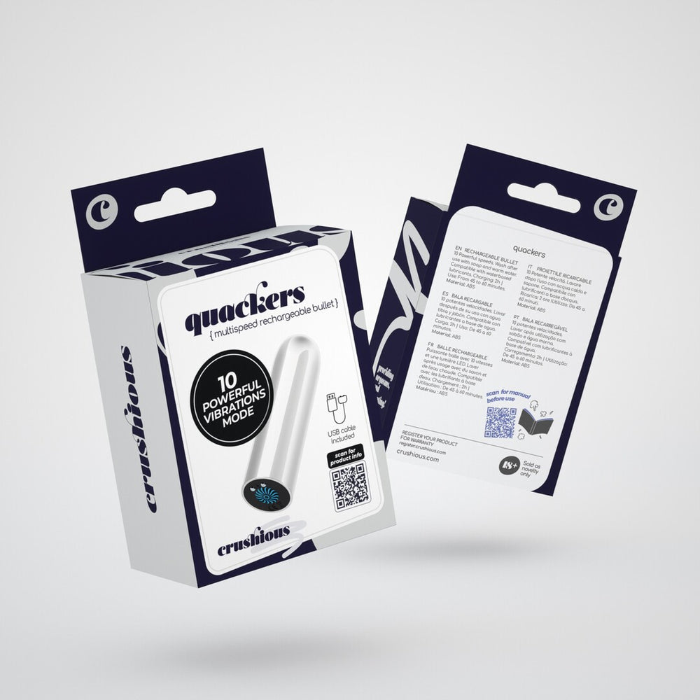 Quackers - USB Oplaadbare Vibrerende Bullet