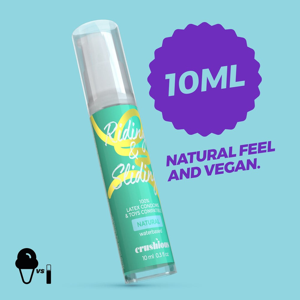 Rijden en Glijden - Waterbasis Glijmiddel - 0,3 fl oz / 10 ml