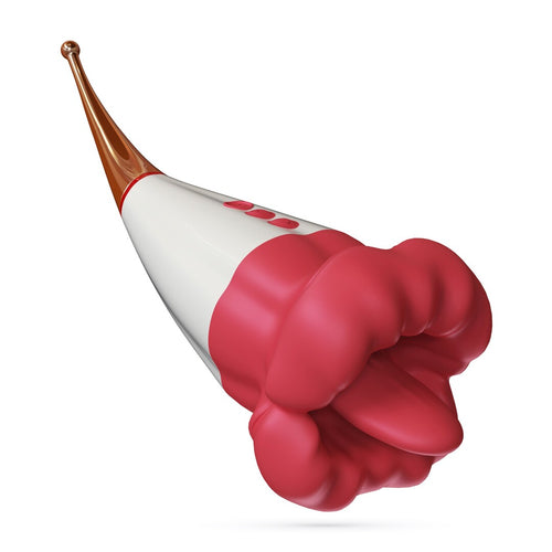 Jagger - Lickende Dubbele Stimulator - Rood