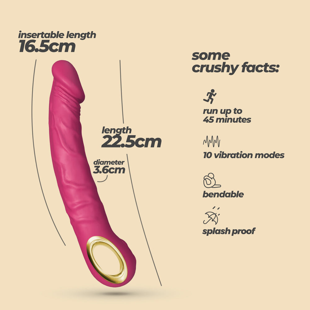 Magnus Bend - Realistische Flexibele Vibrator