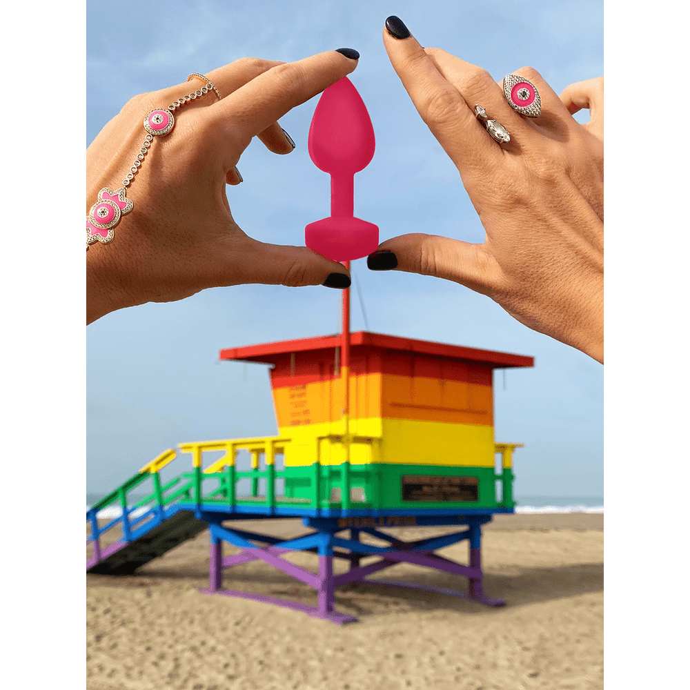G-Plug Buttplug - Neon Rose - Small - foto 6