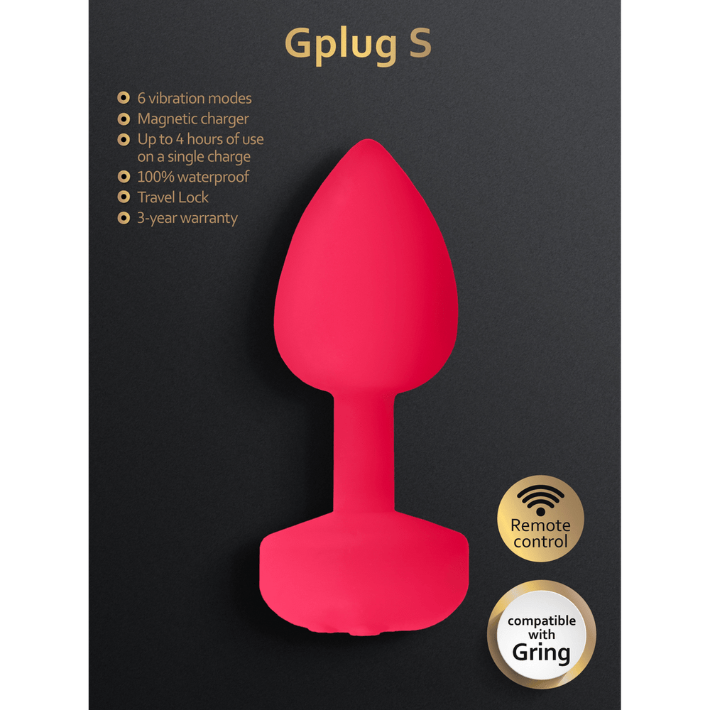 G-Plug Buttplug - Neon Rose - Small - foto 2