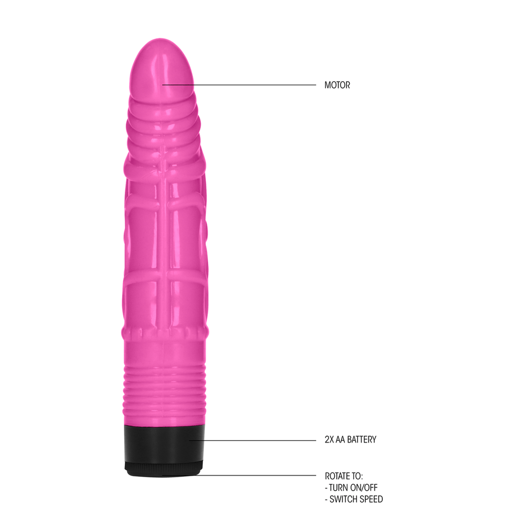 Slight - Realistische Dildo Vibrator - 20 cm - foto 6