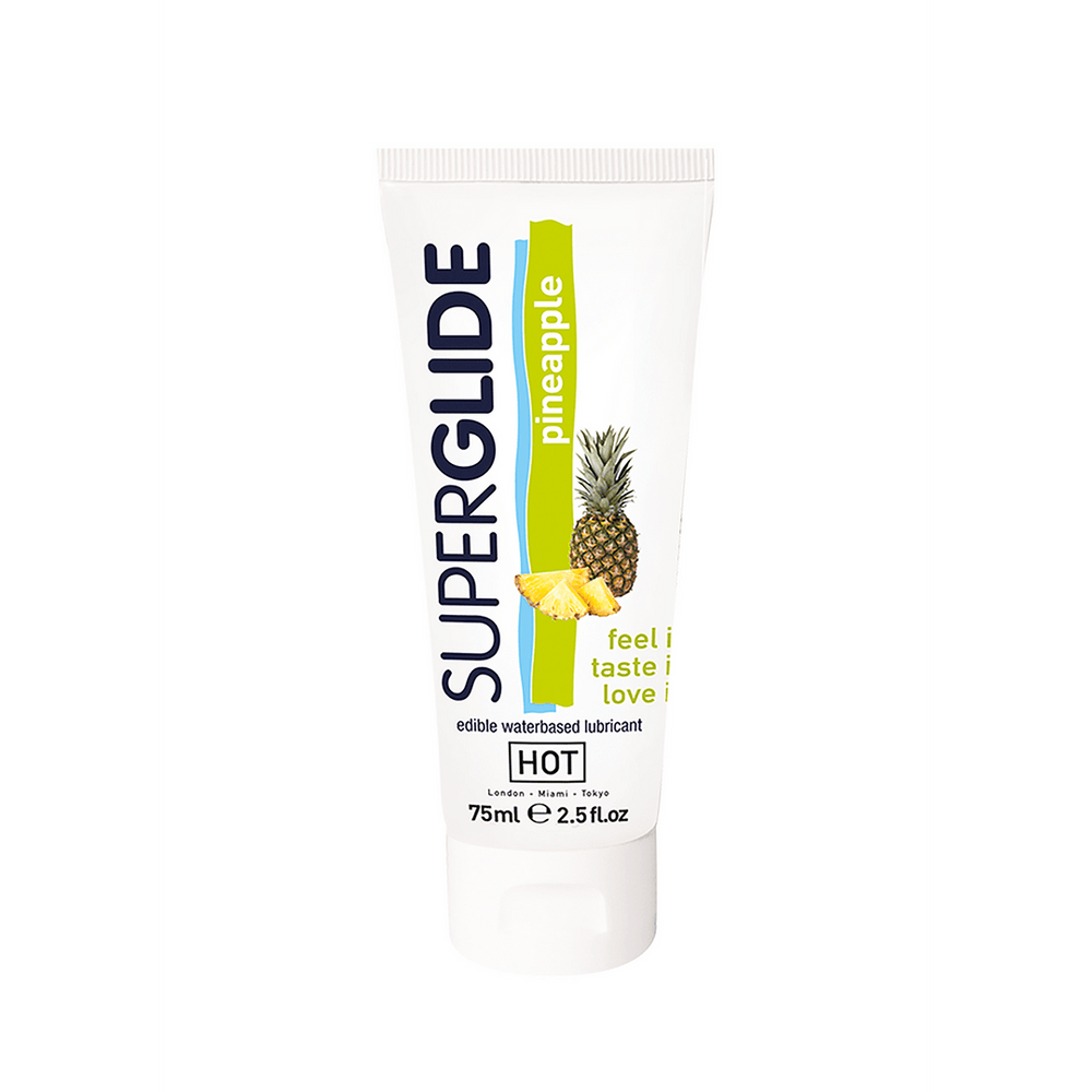 Superglide - glijmiddel met smaak - ananas - 3 fl oz / 75 ml