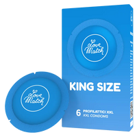 King Size - Condooms - 2.4 / 60 mm - 6 Pieces