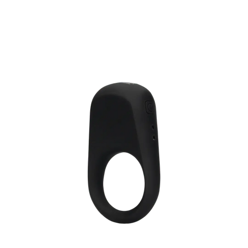 Vibrating Cock Ring - Licorice Black