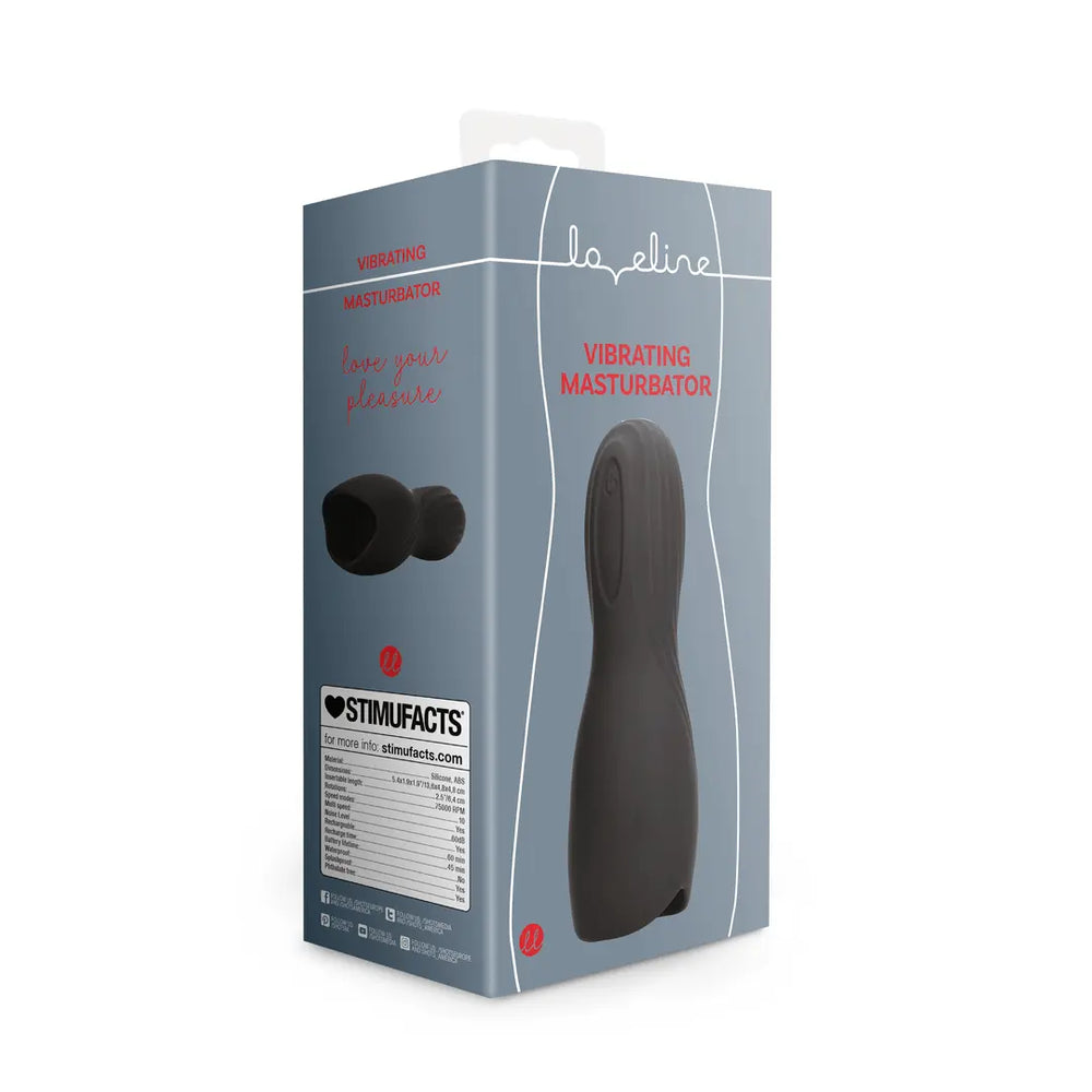 Vibrerende Masturbator Sleeve - Licorice Black - foto 11